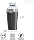 OGGI Groove Insulated Cocktail Shaker-17oz Double Wall Vacuum Insulated Stainless Steel, Tritan Lid has Built In Strainer, Ideal Cocktail Mixer, M...