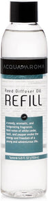 Acqua Aroma Summit (Sandal and Cedarwood) Reed Diffuser Oil Refill 6.8 FL OZ (200ml) Contains Essencial Oils...