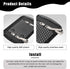 Car Sun Visor Vanity Mirror, Clip-on Rear View Sun-Shading Cosmetic Mirror with HD Glass, Auto Sun Visor Makeup Mirror, Universal Interior Car Acc...