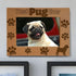 KATE POSH - Best Pug Ever Engraved Natural Wood Picture Frame, Dog Lover, Pug Life, Paws Gifts for Birthdays, Memorial, New Puppy (5x7-Horizontal)...