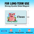 Cute Cartoon Animal Clean Dirty Dishwasher Magnet, Refrigerator Washing Machine Magnet Double Sided Kitchen Reversible Dish Washer Sign, Apartment...