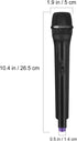 Ipetboom Simulated Microphone Toy, 1 Pc Fake Microphone Pretend Play Mic Microphone Karaoke Prop Fun Birthday Party Favors...