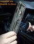 LUMARKE for iPhone Xs Max Case with Tempered Glass Screen Protector - Military Grade 16ft Drop Tested Cover with Magnetic Ring Kickstand, Protecti...