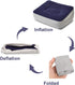 STYDDI Inflatable Foot Rest Pillow, 2 Pack Portable Inflatable Leg Rest Pillow, Travel Footrest Pillow for Airplane, Train, Car, Home, Office (Gre...