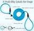 2 Pcs 8ft Slip Lead Dog Leash, Reflective No Pull Training Leash, 1/3" Nylon Rope Slip Leash for Small Medium Dogs (Blue+Black)...