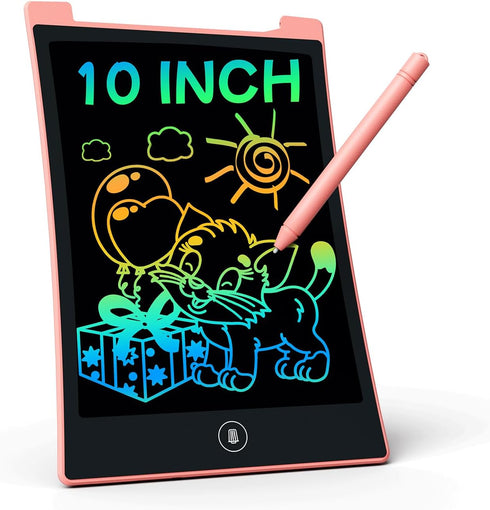 KOKODI Toys for 3 4 5 6 Years Old Girls, 10 Inch Reusable Colorful LCD Writing Tablet Doodle Board Drawing Pad for Kids, Toddler Learning Educatio...