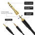 3m/9.8FT Replacement Upgrade Audio Cable Compatible with Beyerdynamic T1 II / T5P 2nd / T5 III Generation Headphones, 3.5mm and 6.35mm Adapter to ...
