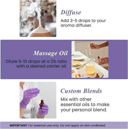 Handcraft Blends Lavender Essential Oil - 100% Pure and Natural - Premium Grade Essential Oil for Diffuser and Aromatherapy - 1 Fl Oz...