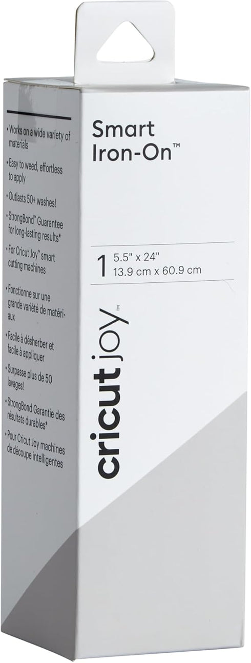 Cricut Smart Iron On Vinyl- Clay, 2ft Roll (5.5in x 24') for Joy Machine - matless Cutting for Shapes up to 4ft, & Repeated cuts up to 20ft...