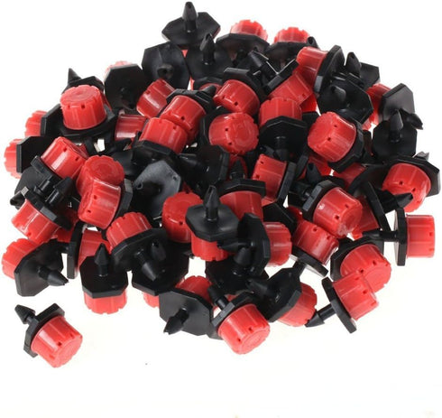 Penta Angel 50/100/200 Pcs Adjustable Irrigation Sprinklers Watering Drippers Sprinklers Emitter Drip System On 1/4" Barb (200)...