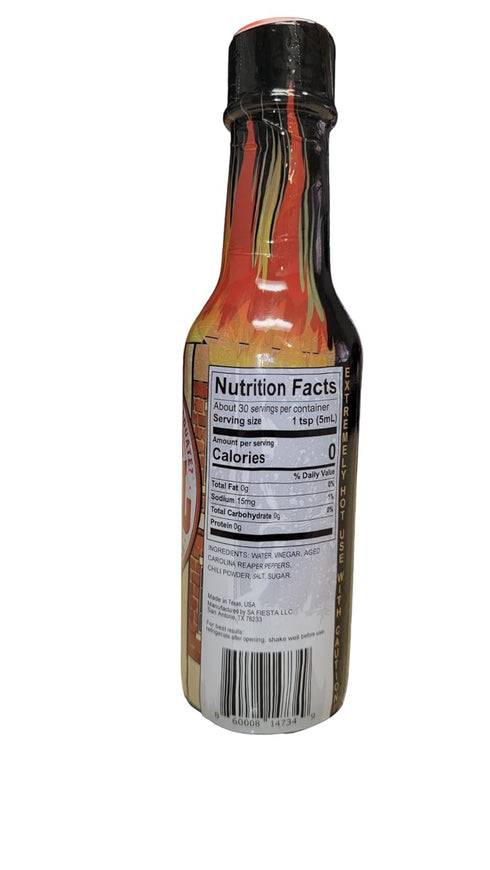 School of Hot Sauce (Hot), Carolina Reaper Pepper Sauce, A Perfect Balance of Heat and Flavor, Gourmet Hot Sauce, Versatility For All Kinds of Foo...