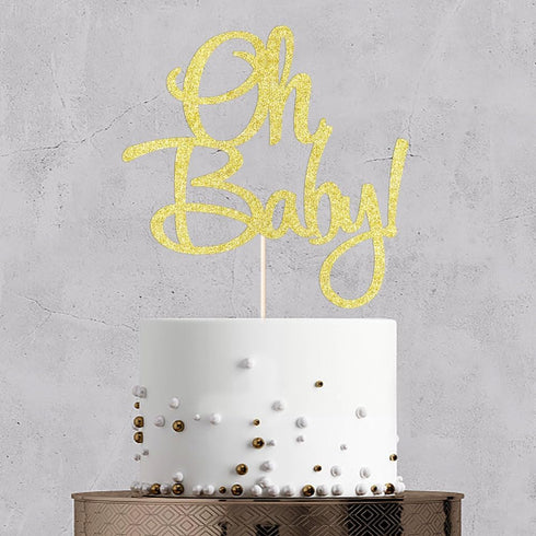 Oh Baby Cake Topper - Baby Shower For boys and girls...