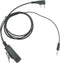 Push-To-Talk K1 Cable with Aux 3.5mm Male Adapter, PTT Mic for Baofeng UV-5R Retevis RT18 RT19 RT21 RT22 RT27 RT7 H-777 Kenwood 2-Pin Radios Conne...