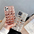Silver Phone 13/14 Case Cute Heart 3D Tin Foil Pleated Luxury Phone Cover for Women Girls Cool Bling Designer Soft Slim Case for 13/14 (Heart)......