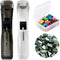 2Pcs Clam Clips for Paper, Paper Clam Clip, Portable Handheld Paper Clam Clip Dispenser with 100 Reusable Stainless Steel Metal Refill Clips, Fast...