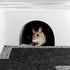 3D Mouse Hole Realistic Wall Sticker,Mouse in a Hole Wall Decal Fun Art,Home Decor,Vinyl,for Living Room Nursery Bedroom Kids Room Wall Decoration...