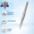 Lab Tweezers High Precision Forceps, 6" (15.2 cm), Fine Strong Curved Point tweezers, Stainless Steel...