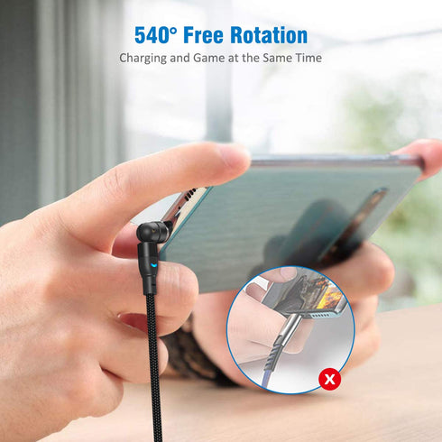 A.S 360 Magnetic Charging Cable 6ft/3Pack | Magnetic C Charger Fast Charging | Magnetic Micro USB | Magnetic Type C Cable | Magnet Charger | iProd...
