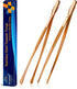 JETKONG 2 Pcs 12-Inch Kitchen Tweezers Cooking Tweezer Tongs Stainless Steel Long Food Tweezers (Rose Gold)...
