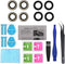 Camera Lens Glass Replacement for Motorola Moto One 5G XT2075-2/ Moto One 5g UW XT2075-1 (Set of 4)...