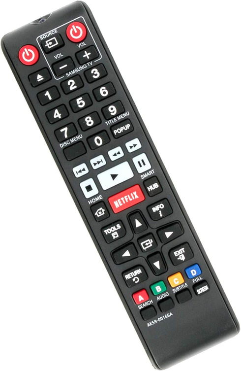 AK59-00166A Replacement Remote Control fit for Samsung Blu-ray Player BD-FM59C/ZA BD-FM59/ZA BD-F5900/ZA BD-F7500/ZA BD-FM59C BD-FM59 BD-F5900 BD-...