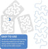 Using Quilting Templates Sewing Machine Domestic Free Motion Quilting Templates Rulers Transparent for A Simple Meander and A Great Secondary Quil...
