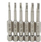 6 Piece Magnetic Triangular Screwdriver Bit Set, S2 Steel Triangular Screwdriver Bits 1/4 Inch Hex Triangle Drill, 50 mm Length...