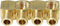 4PCS 90 Degree Street Elbow Brass Pipe Fitting 1/8 Inch NPT Female to 1/8 Inch NPT Male Elbow Fitting for Gas and Refrigeration and Hydraulic Appl...