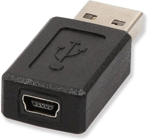 ELECTOP 2 Pack USB 2.0 A Male to USB B Mini 5 Pin Female Adapter Converter...