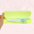 VOCOSTE Toothbrush Travel Case, Plastic, Lightweight Traveling Toothbrush Holders Case, for Travel Business, Yellow, 2.17"x1.38"x8.07"...