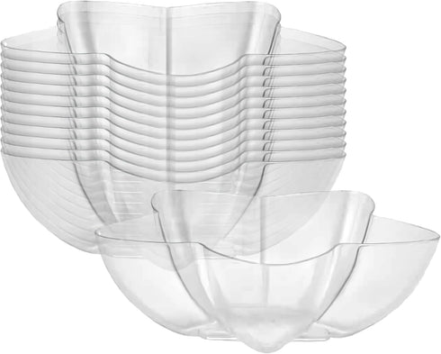 Elegant Clear Mini Stardish (3 oz.) - Premium Plastic Star-Shaped Dishes (Pack of 12) - Perfect for Banquets, Dinners, Parties, Upscale Caterings ...