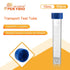 Clear Plastic Graduated Test Tubes 10ml Sterile Sample Storage Container with Screw Cap Self-Standing Lab Transport Tube, Case of 50...