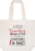 CARAKNOTS Teacher Gifts Teacher Appreciation Gifts for Women Tote Bag for Valentines Day Graduation Thank You End of Year Christmas Retirement Cot...