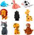9 Pieces Nurse Flashlight Pediatric, Nurse Flashlight Keychain, Animal Flashlight Keychain Dolphin Lion Cow Cat Robot Giraffe Tiger Flamingos Slot...