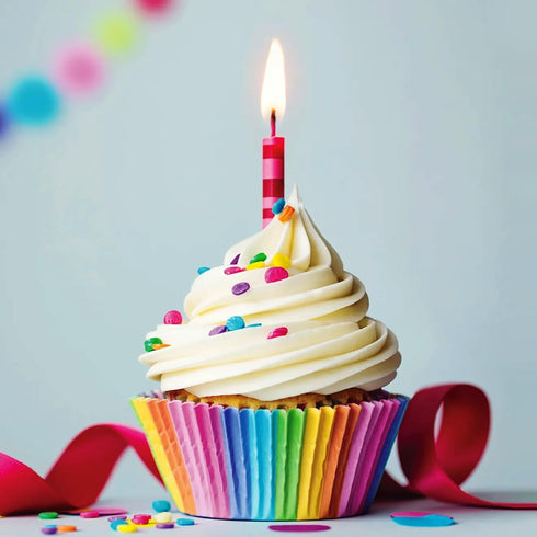Rainbow Standard Cupcake Liners 200 Pcs:Rainbow Cupcake Muffin Liners No Smell Food Grade Grease-Proof Paper Baking Cups...