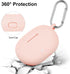 AIRSPO Silicone Case Compatible with Beats Studio Buds Case 2021 Soft Protective Cover for Beats Wireless Earbuds with Keychain (Pink)...