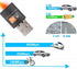 USB WiFi Adapter, AC600 Mbps Dual Band 2.4/5Ghz Wireless Mini Network Adapter 802.11 , Support PC Desktop Laptop MAC Book Windows Notebook...