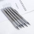 5Pcs Stainless Steel Mechanical Pencil HB Black Pencil Writing Supplies Sketch Drawing Automatic Pencil Stationey for Students...