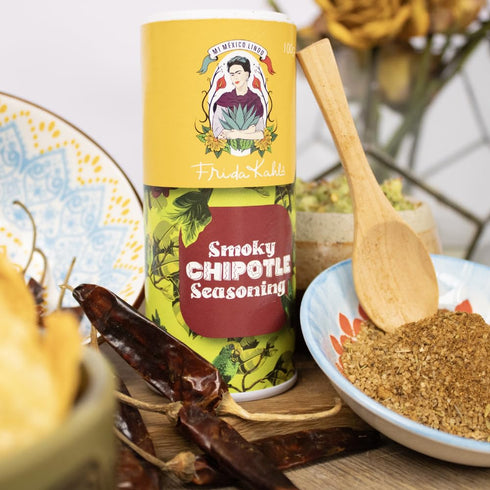 Frida Kahlo | Smokehouse Meets Mexican Spices & Seasoning - 300g Mexican Spices Gift Set - Avocado seasoning, smokey chipotle & Spice Salsa season...