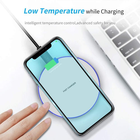 Wireless Charger 10W Fast Wireless Charging Pad Compatible with iPhone 15/15 Plus/15 Pro Max/14/13/SE...