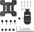 WALI Mounting Plate for WALI Monitor Mounting System, Mounting Holes 75 by 75 mm and 100 by 100 mm (VES01), Black...