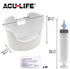 Ear and Ear Wax Cleaner for Humans, Includes 10 Saline Packs, Syringe with Tri-Stream Tip and Basin...