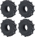 RCHUBAM 4PCS 1.0" Micro Crawler Tires Rubber Mud Tires for 1/18 TRX4M 1/24 Axial SCX24 90081 AXI00001 AXI00002 AXI00005 AXI00006 RC Crawler Car (6...