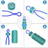 142 Pcs Bobbin Clamps Holders Thread Buddies, Bobbin Holder Clips Color Thread Clips Holder Silicone Spool Huggers Thread Holders for Embroidery Q...