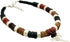 Genuine Mako Shark Tooth Anklet, Handcrafted Wooden Beads Anklet for Women Men Surfer Jewelry DA314-K...