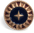 20 pcs Color Contrast Golden Star Enamel Layer Sewing Metal Shank Buttons for Coats -25mm -1"...
