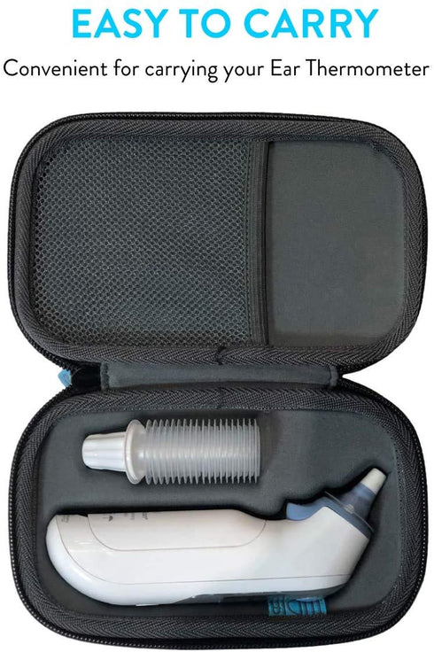 TUDIA EVA Case Compatible with Braun Digital Baby Ear Thermometer ThermoScan5 IRT6500 / ThermoScan7 IRT6520CA , Hard Travel Storage Protective Cas...