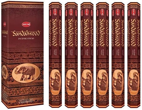 Hem Saffron Incense Sticks (120 Sticks, 6 Boxes Inside) - 9 Inches Long, 20g per Box - Promote Serenity and Relaxation....