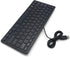 Mini Wired Keyboard(English) Ultra Thin and Light Portable 78 Keys Small USB Multimedia Desktop, Computer, Notebook, Laptop, Windows 7/8/10 (Engli...
