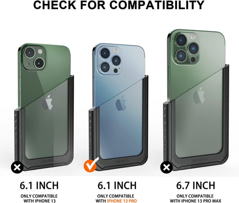 inkolelo Aqua Shield Series Designed for iPhone 13 Pro Waterproof Case Built-in Screen Full-Body Protector for iPhone 13 Pro 6.1 inch Case (2021)-...